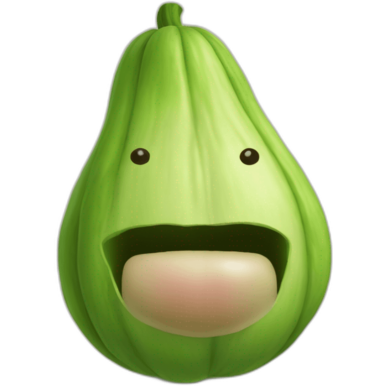 chayote no face emoji