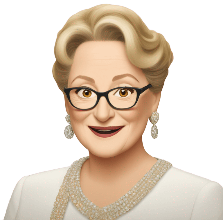 Meryl Streep The Prom emoji