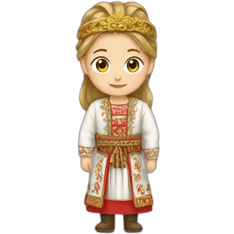 slavic national clothes emoji