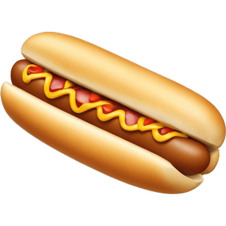 Dog on a hotdog emoji