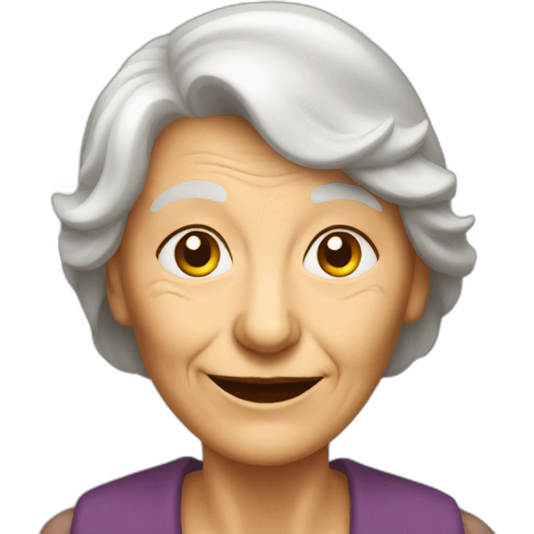 old-woman-drinking-beer emoji