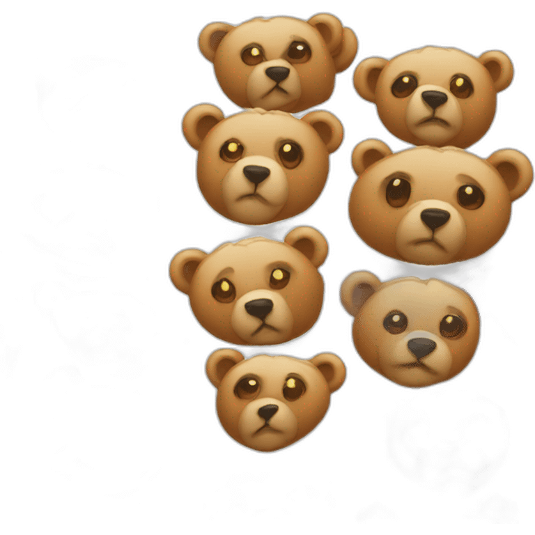 Bear looking sexy emoji