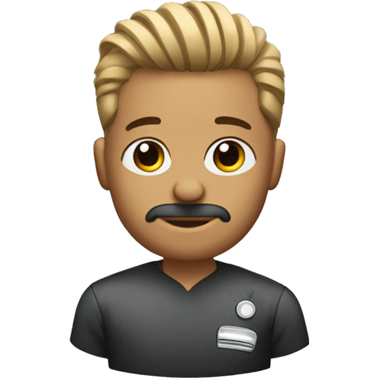 barber with clippers emoji