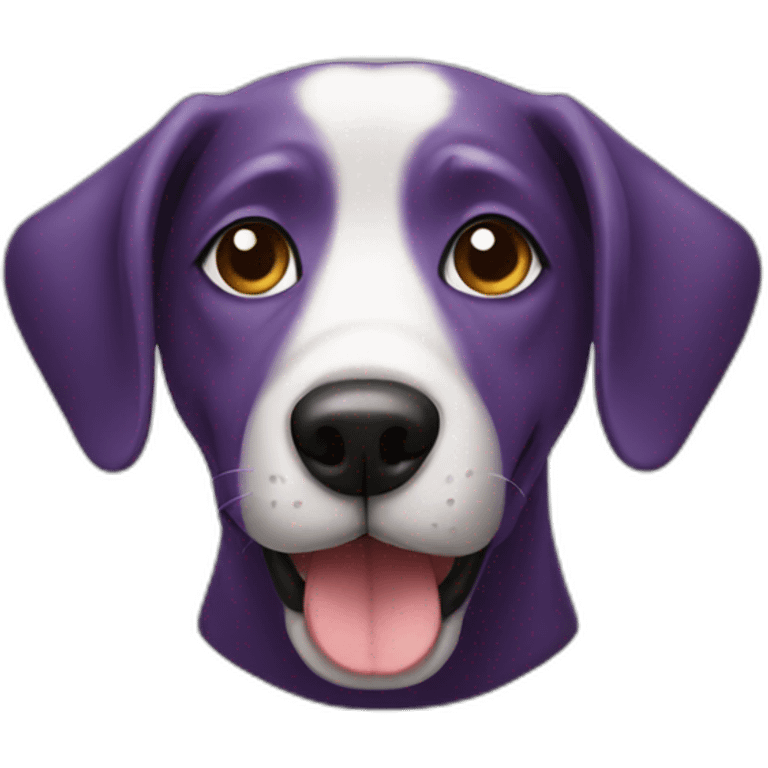 dog eggplant emoji