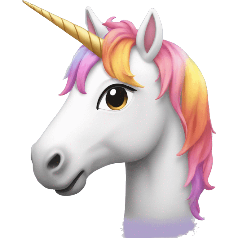 Rainbow Unicorn Emoji emoji