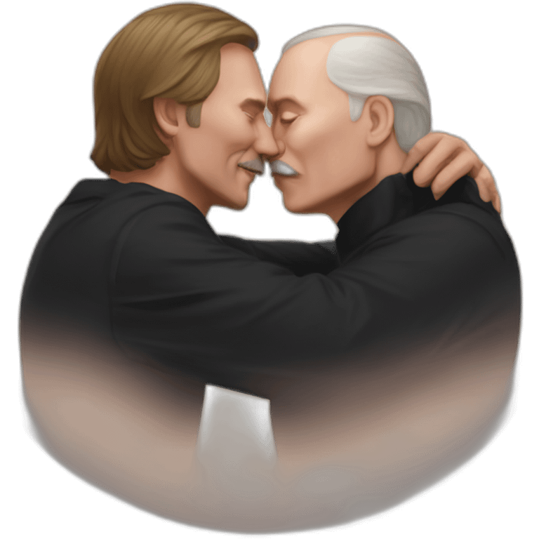 donny smooching vlad in kremlin emoji