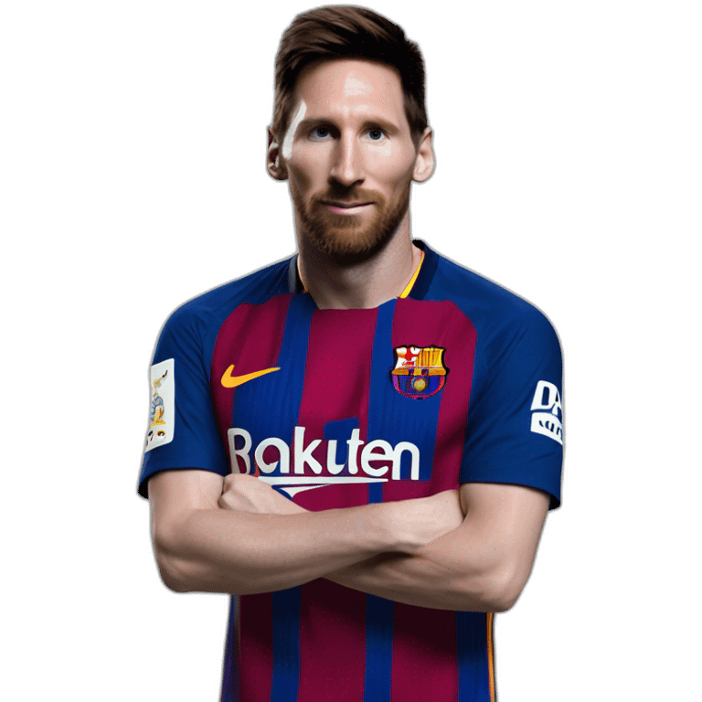 Messi con una largartija emoji