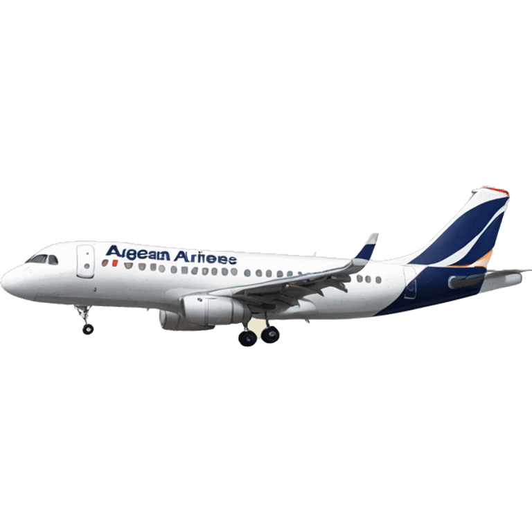 Aegean airlines plane taking off emoji