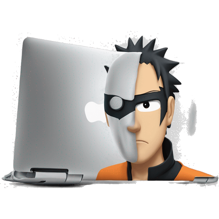 MacBook back a Naruto Heat  emoji