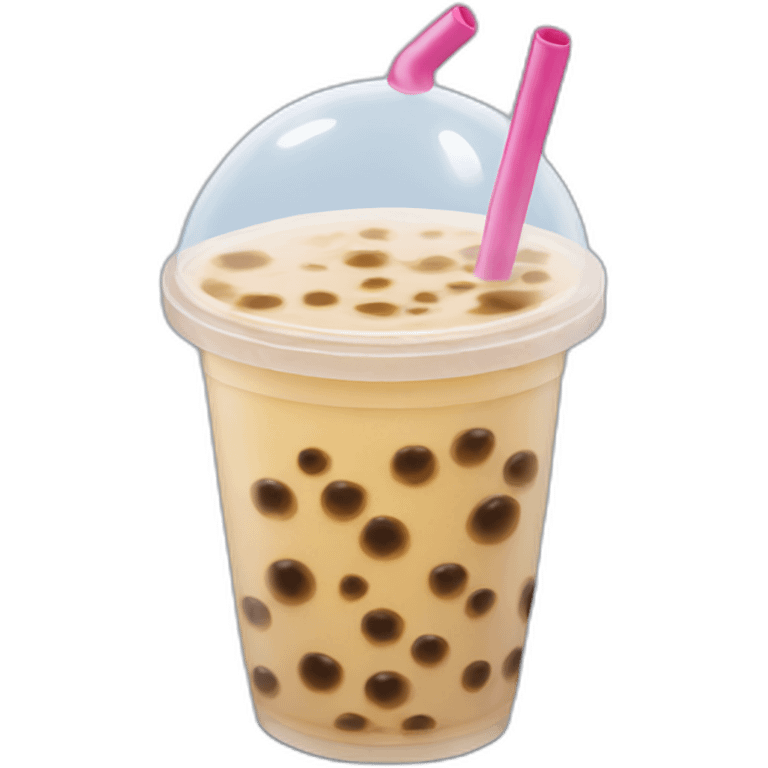 bubble tea with squid legs emoji