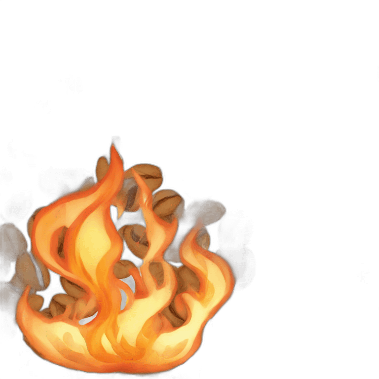 fire coffee emoji