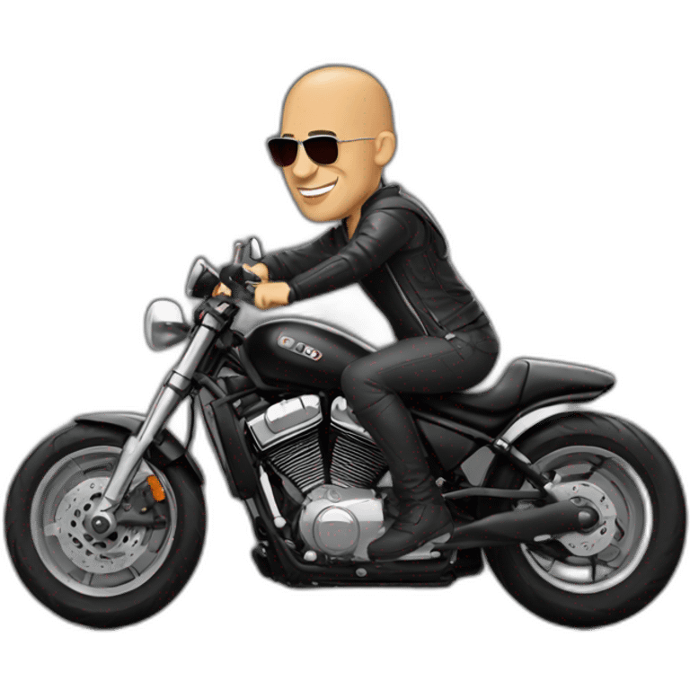 vin diesel on bike emoji