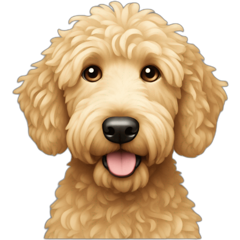 blonde golden doodle emoji