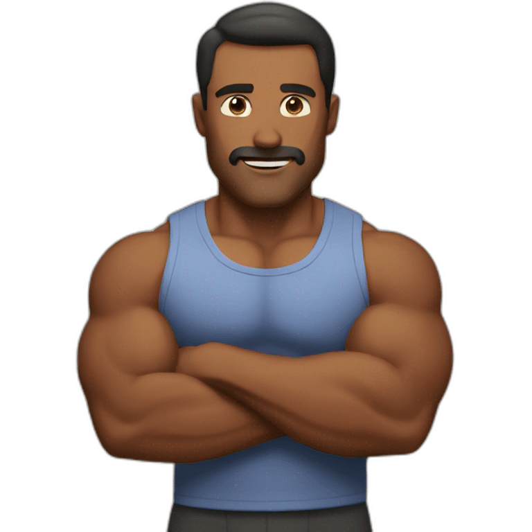 Dad muscles emoji