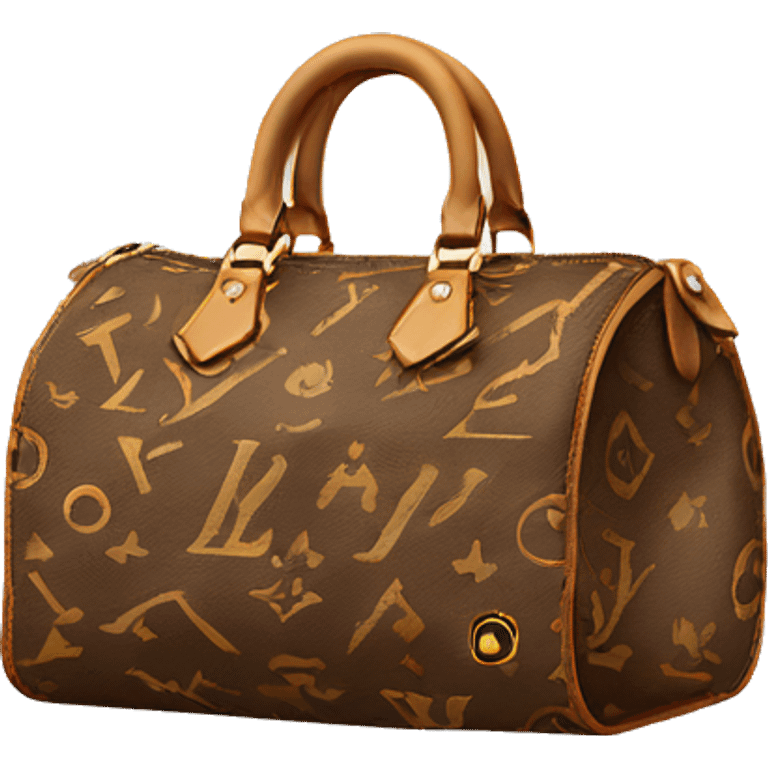 LV speedy bag  emoji