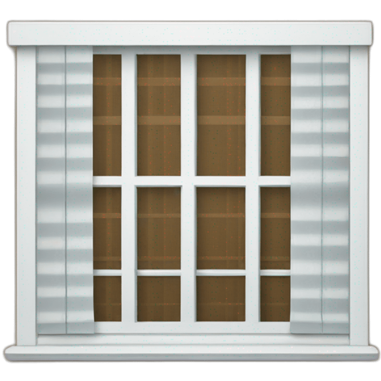 window with blinds emoji