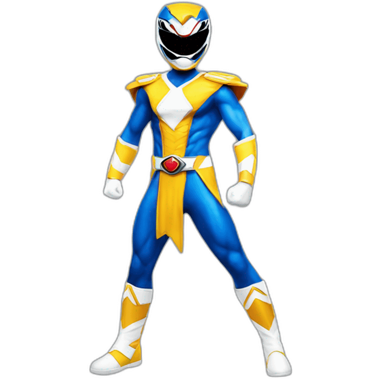 thunder Power ranger full body emoji