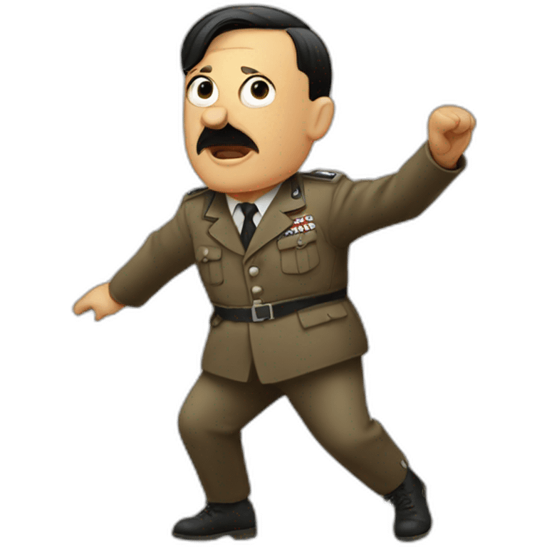 Hitler dancing emoji