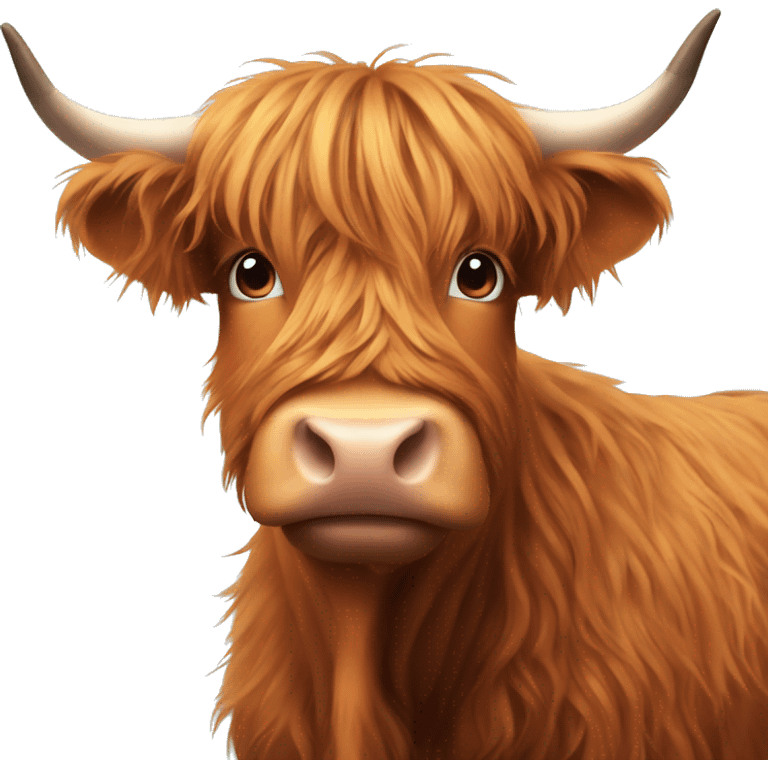 highland cow emoji