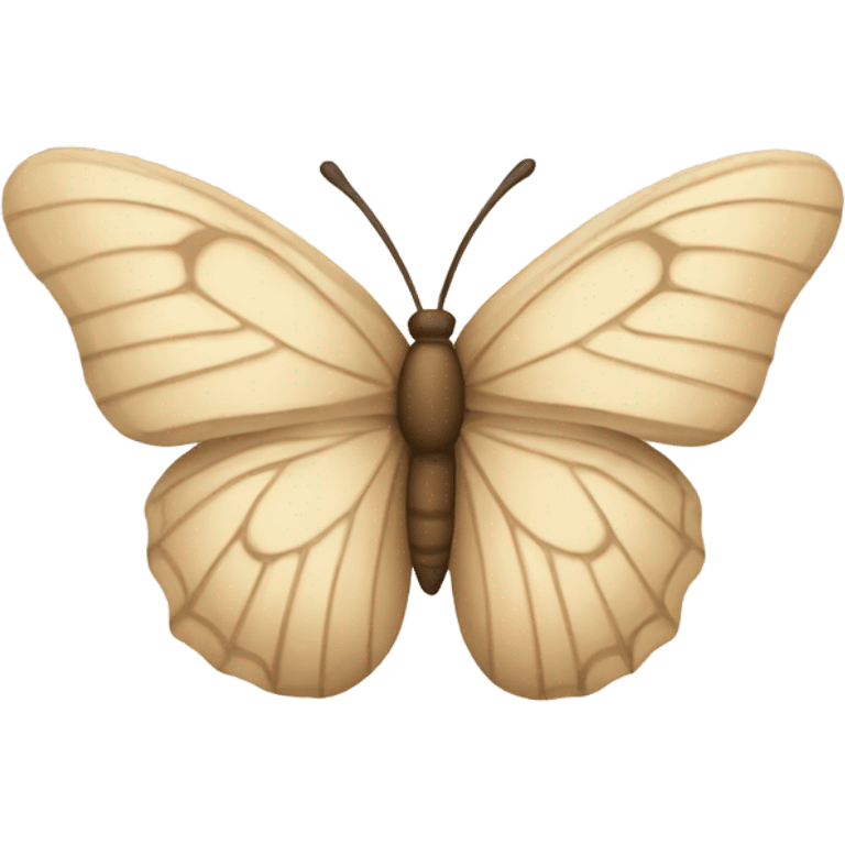 Beige butterfly  emoji