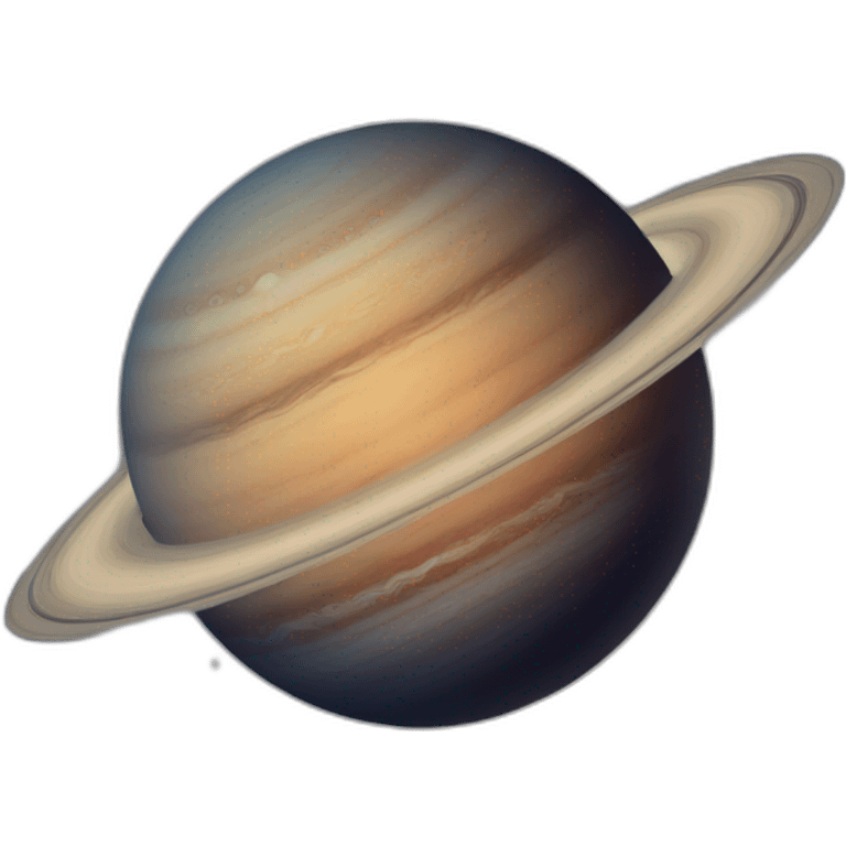 Saturnian planet emoji