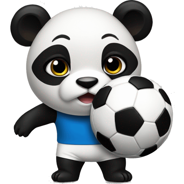 soccer panda emoji