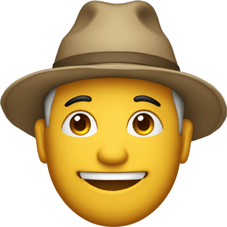 Emoji wearing maharashtian hat emoji