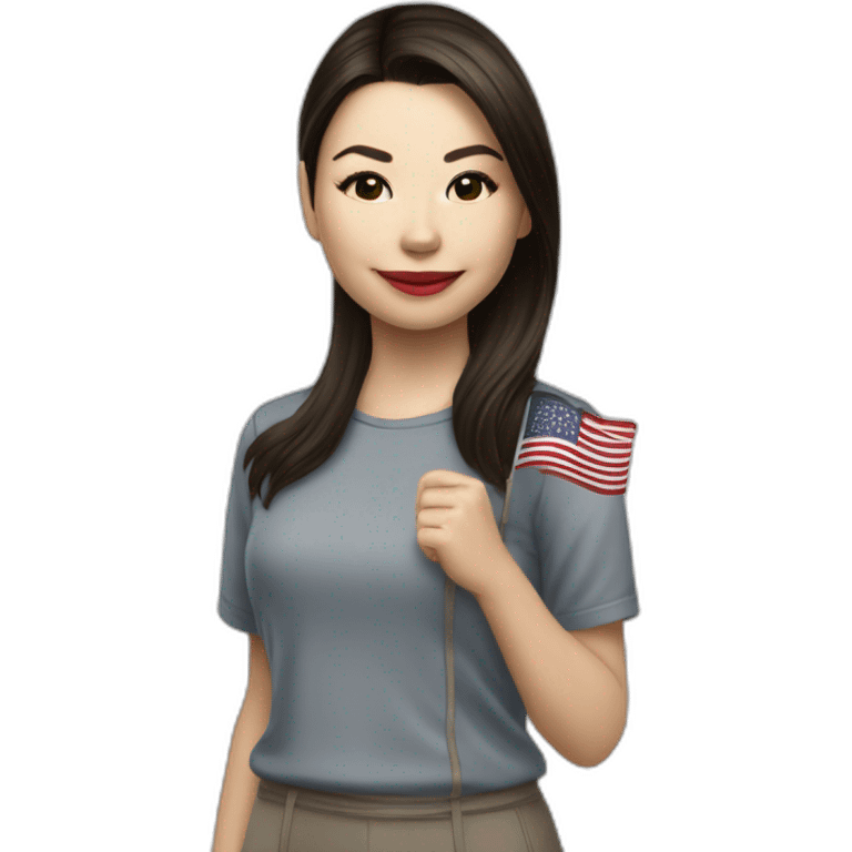 Miranda cosgrove avec drapeau transgenre emoji