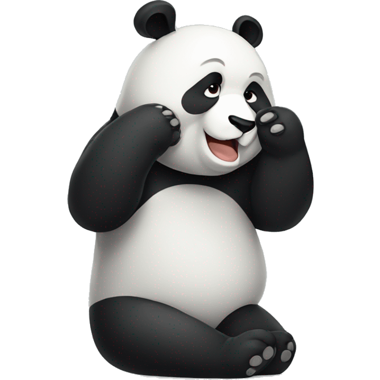 panda facepalm emoji