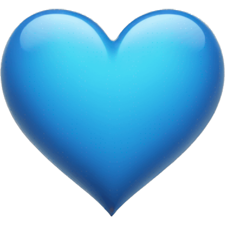 Sending a blue heart emoji