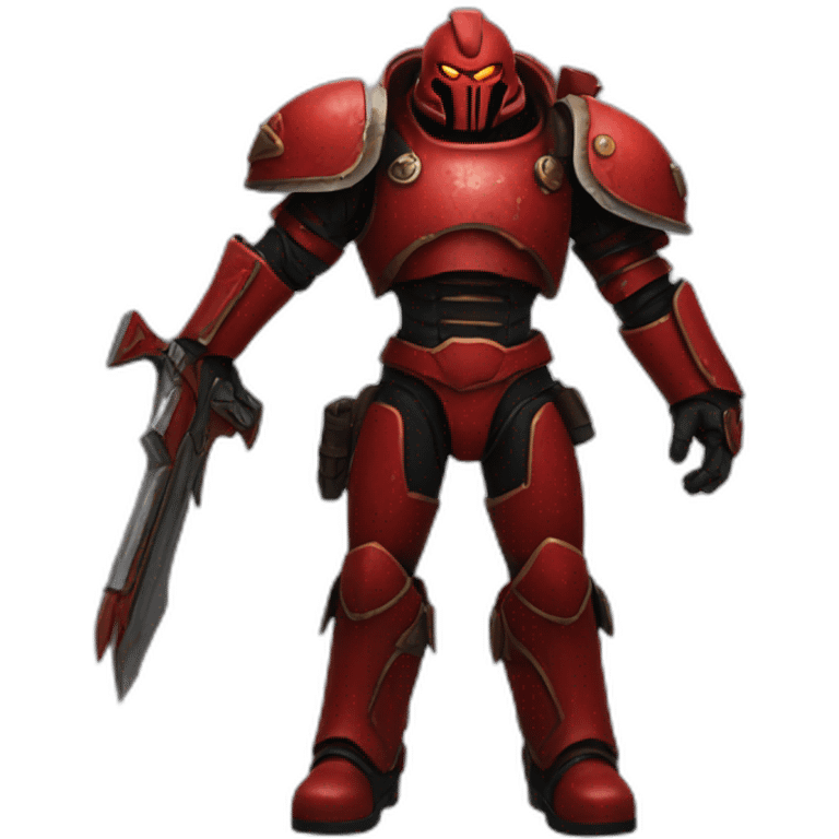 red chaos marine emoji