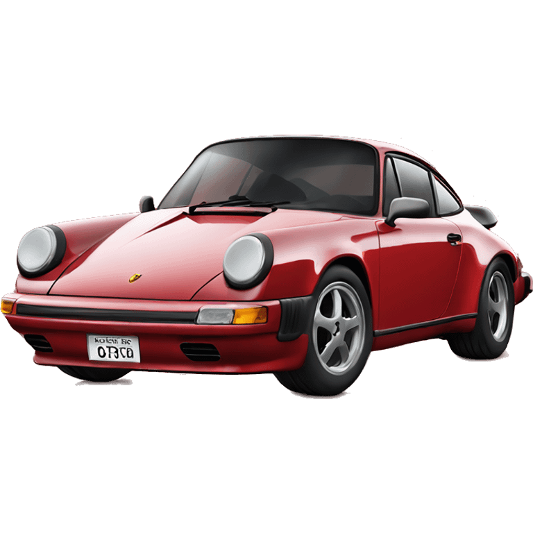 Red Porsche  emoji