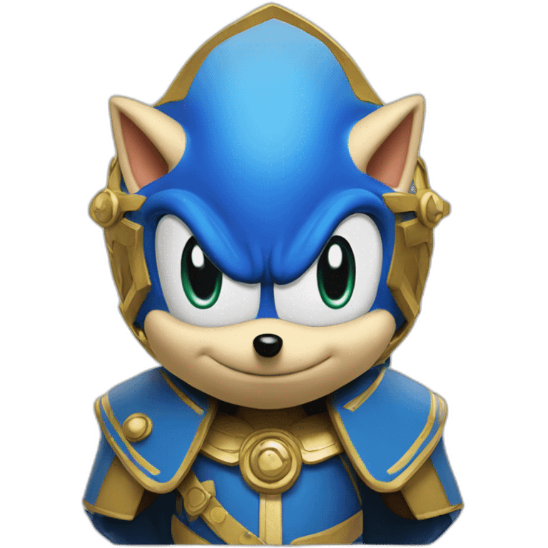 Sonic the hedgehog blue pope emoji