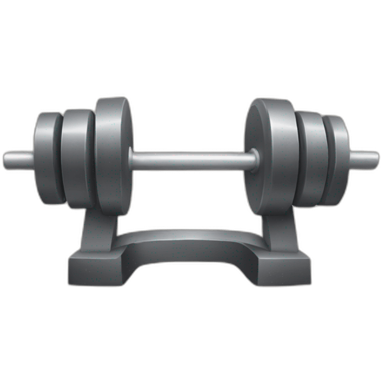 Gym barbell emoji  emoji