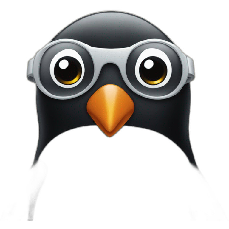 penguin with nomachine emoji