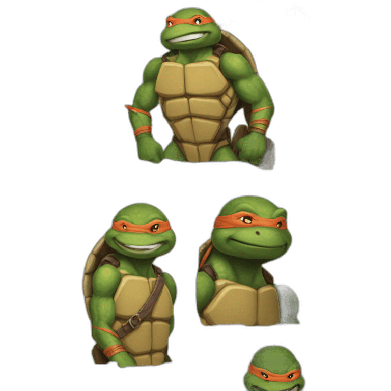 teenage mutant ninja turtle emoji