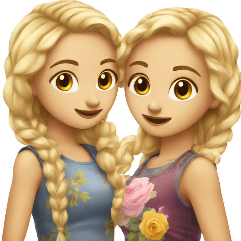 russian-duo-girls-best-friends emoji