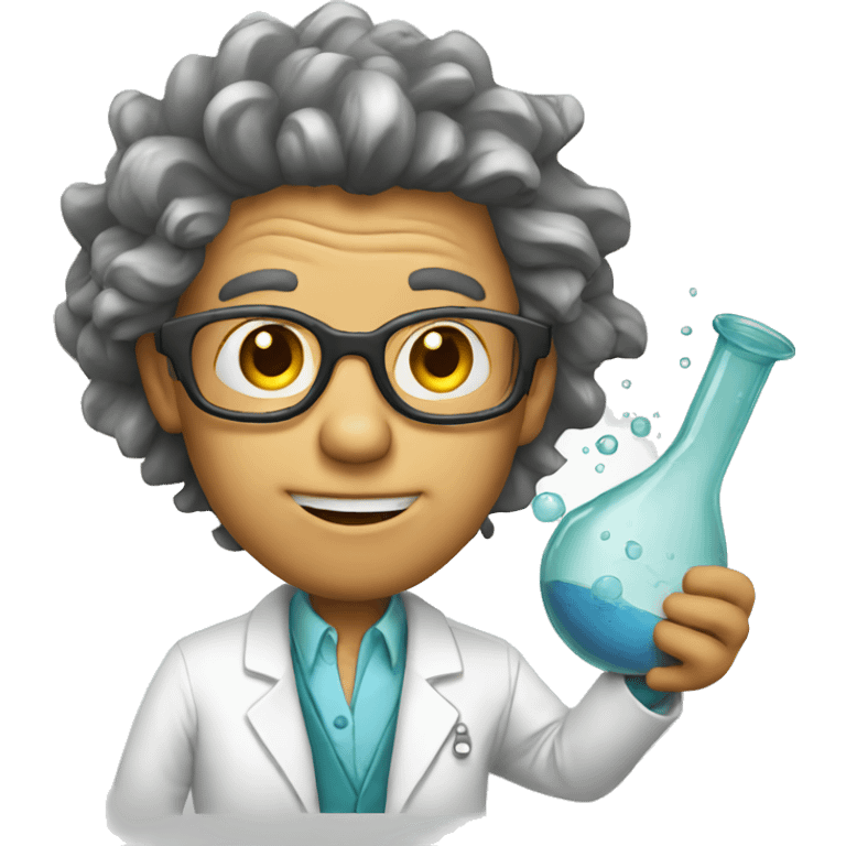 crazy scientist emoji