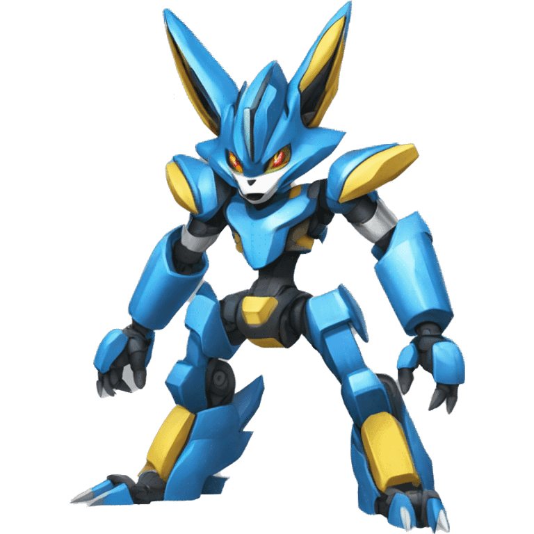 Lucario-Zeraora-medabot-Mecha full body emoji