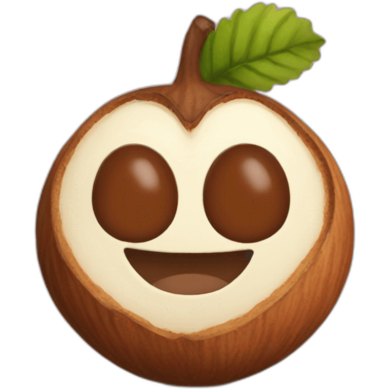 hazelnut emoji