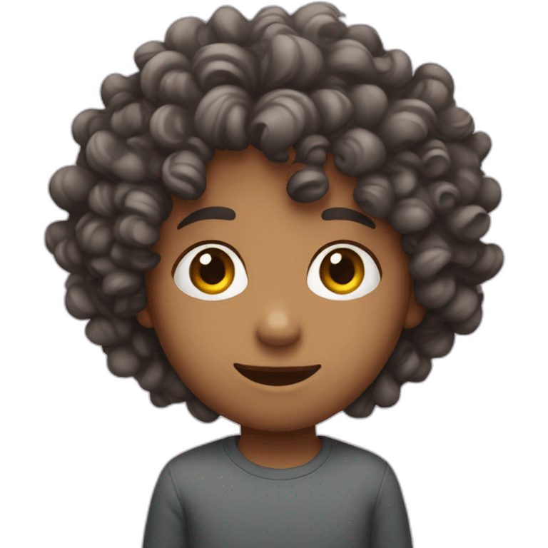 curly boy, not board emoji