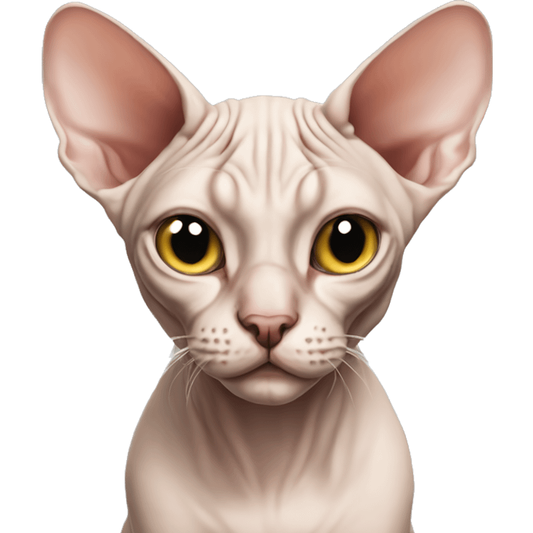 Sphynx cat emoji