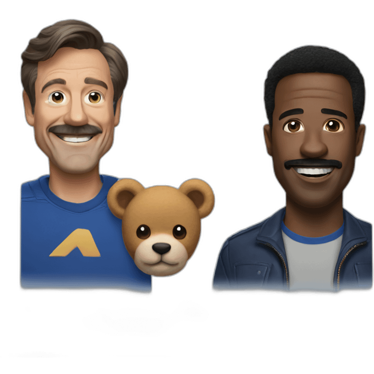 Ted Lasso and Roy Kent emoji