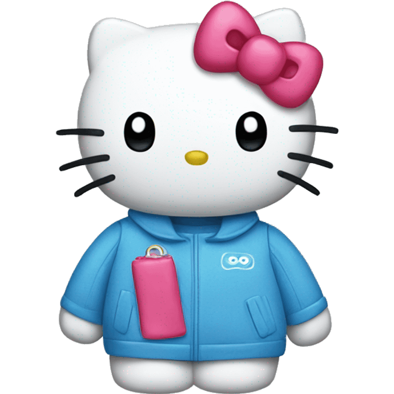 blue hello kitty  emoji