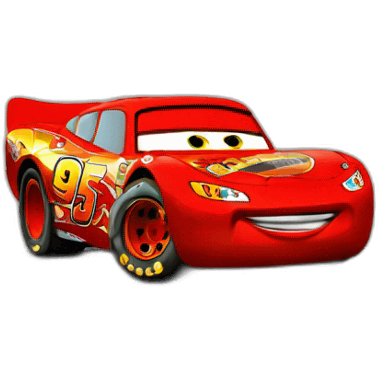 Lightning MCQUEEN With the number 95  emoji