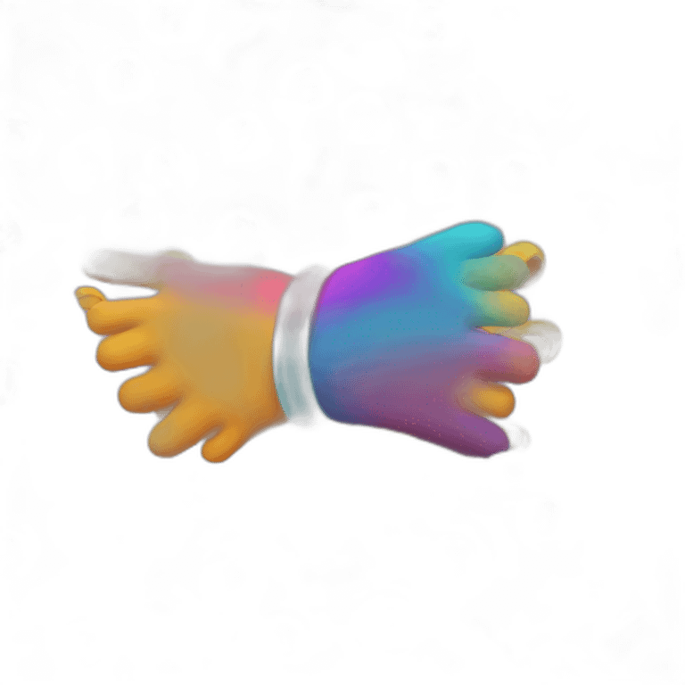 Psychodelic handshake emoji