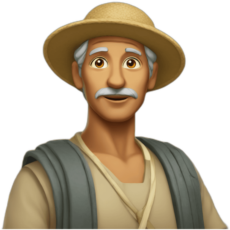 antiquité agriculteur egyptien emoji