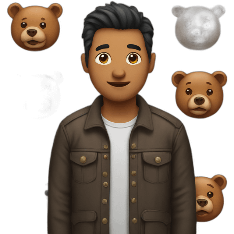 man bear pig emoji