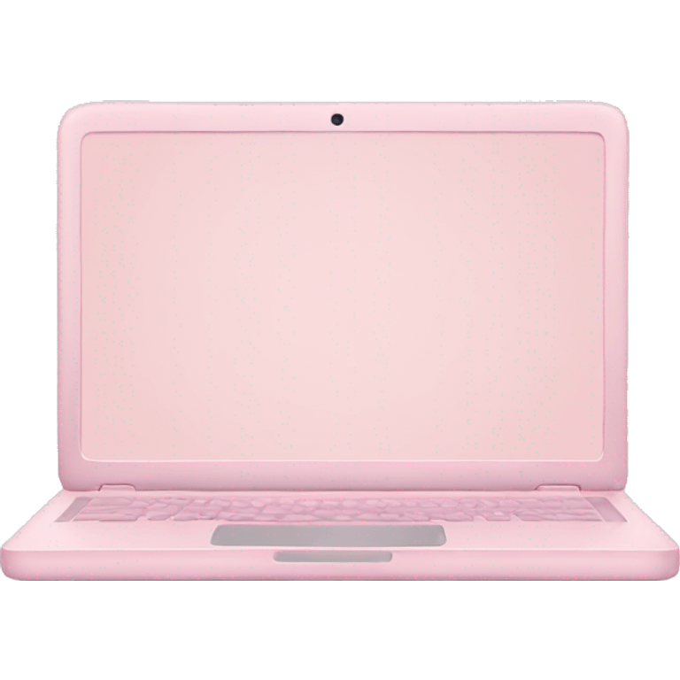 pastel pink laptop emoji