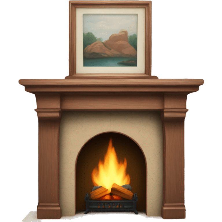 fireplace mantle emoji